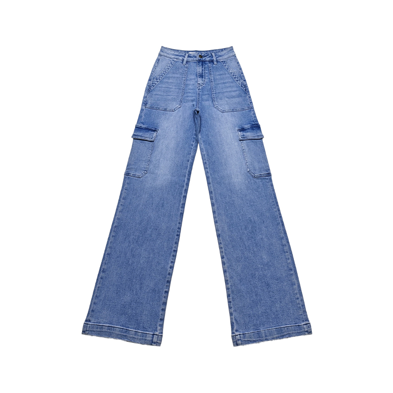 How to avoid the crotch problem of high-waisted long jeans with three-dimensional crotch cutting?